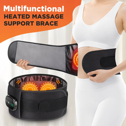 Red LED - Heating Vibration Massager Belt - Allevered RED PRO