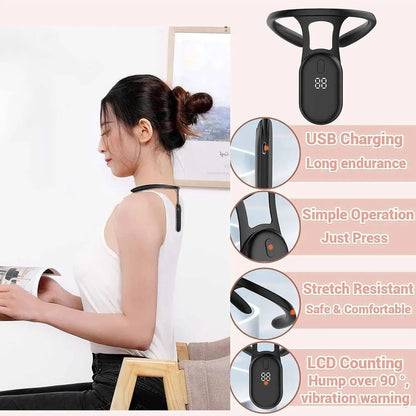 Intelligent Back & Neck Posture Corrector with Vibration Alerts