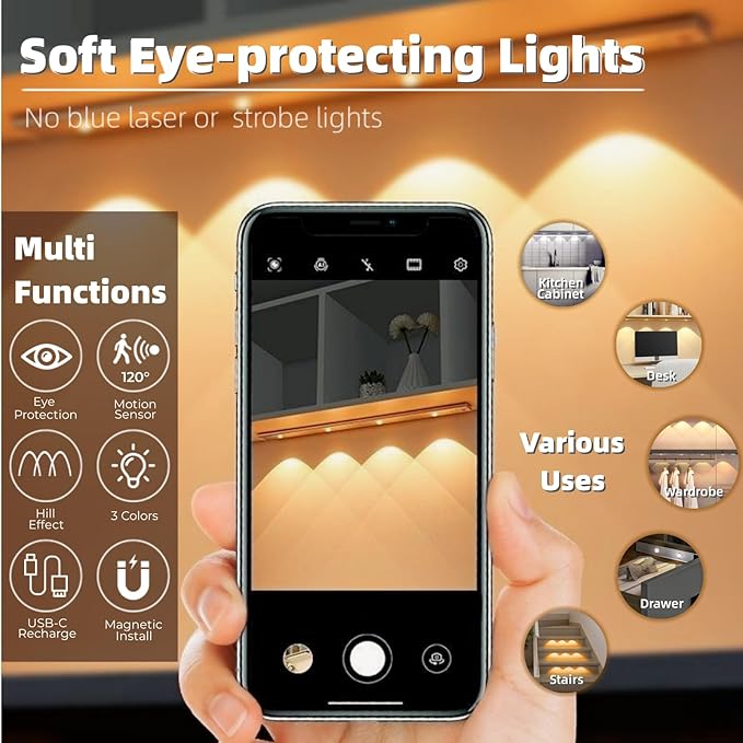 Under Closet Lights with Motion Sensor Buy 1 Get 1 FREE