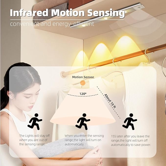 Under Closet Lights with Motion Sensor Buy 1 Get 1 FREE