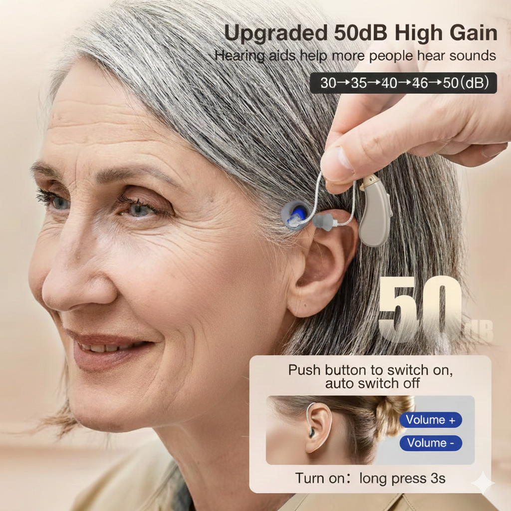 Smart Self-Fitting Hearing Aids – Clear, Comfortable, Life-Changing Sound