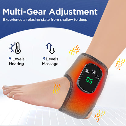 Electric Heated Foot & Ankle Massager – Relieves Pain & Improves Circulation