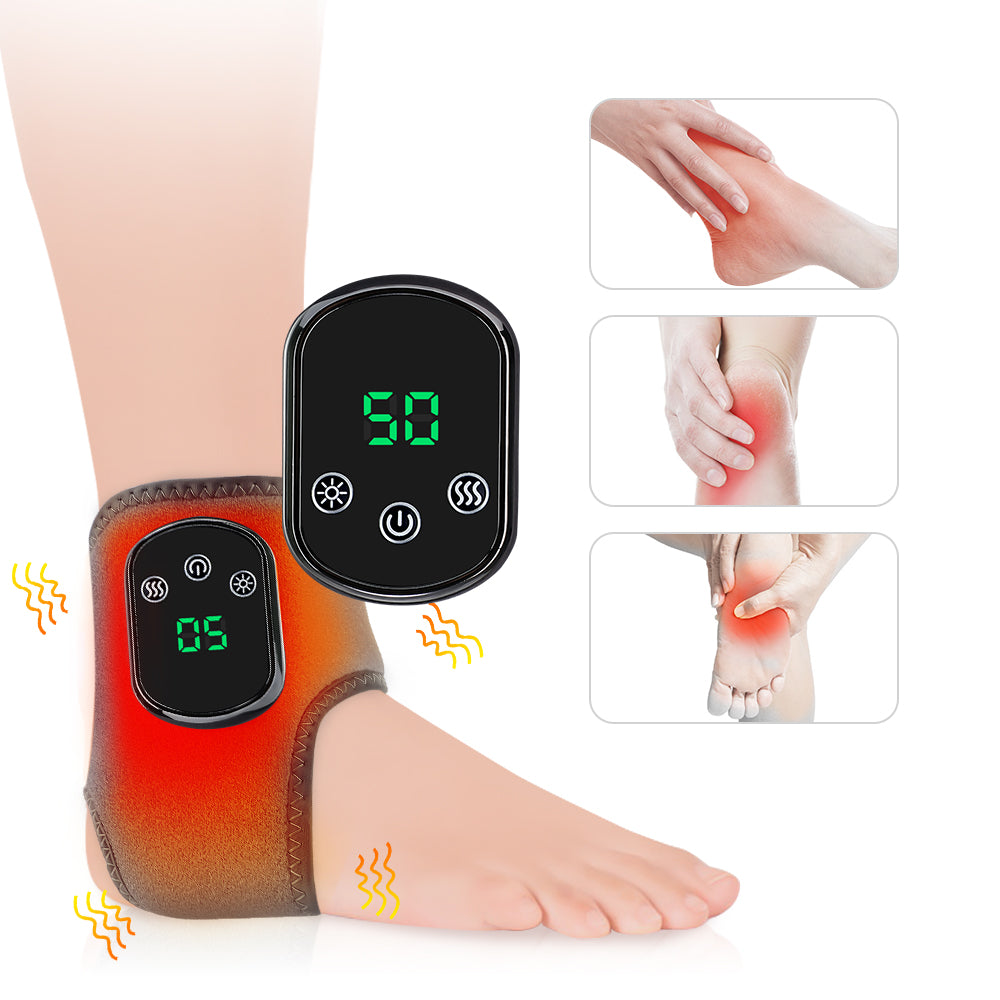 Electric Heated Foot & Ankle Massager – Relieves Pain & Improves Circulation