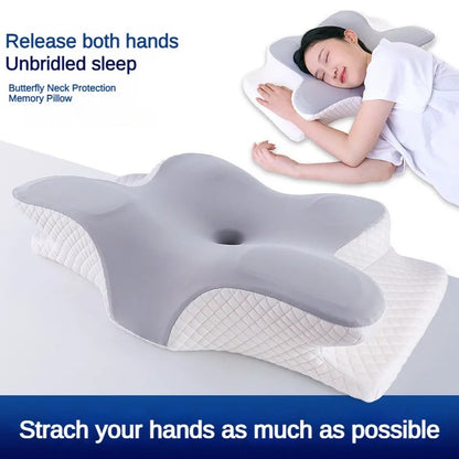 Cervical Memory Foam Neck Pillow – Ergonomic Support for All Sleepers