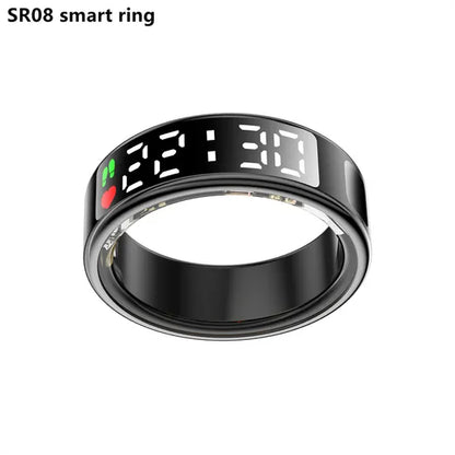 R09 Smart Ring – Health Monitor, Skin Temp & Waterproof