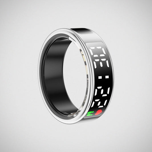 R09 Smart Ring – Health Monitor, Skin Temp & Waterproof